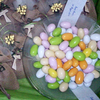 bomboniere solidali confetti misti alla frutta